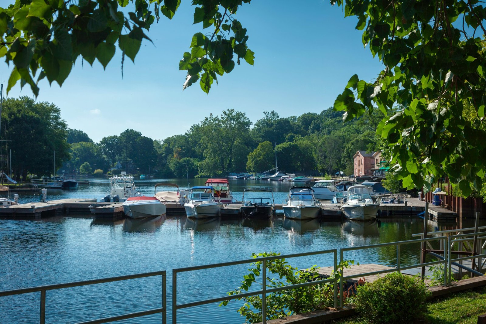 A harbor in Saugerties, New York.